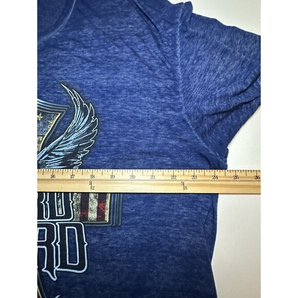 Live Nation Lynyrd Skynyrd Free Bird Semi Sheer Blue Concert Tee Shirt‎ XL - Picture 6 of 6